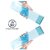 (Pack of 3) Square Frosted Transparent Bottle Juice Leak-proof Travel Water Bottle Plastic Water Bottle Drinking Water Bottle Plastic (Multicolour)
