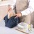 Insulated Lunch Bags Small for Men    Women  Tiffin Bag for Kids Picnic Organizer Lunch Bag Portable    Reusable (Blue)