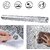 Kitchen Backsplash Wallpaper Stickers Peel  &  Stick Aluminum Foil Wall Paper Self-Adhesive Oil Proof Waterproof Sticker for Kitchen Walls Cabinets Drawers Shelves Heat Resistant Washable Wallpaper