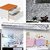 Kitchen Backsplash Wallpaper Stickers Peel  &  Stick Aluminum Foil Wall Paper Self-Adhesive Oil Proof Waterproof Sticker for Kitchen Walls Cabinets Drawers Shelves Heat Resistant Washable Wallpaper
