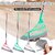HEMDI 2-in-1 Universal Silicone Magic Bathroom Broom Wiping for Tiles Glass Wiper and Hardwood Floor