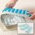 Pack of Easy Push Premium POP-Out Ice Cube Tray with Flexible Silicon Bottom and Cover Lid 21 Cube Trays Stackable Durable and Dishwasher Safe-(Pack of 1)