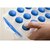 Pack of Easy Push Premium POP-Out Ice Cube Tray with Flexible Silicon Bottom and Cover Lid 21 Cube Trays Stackable Durable and Dishwasher Safe-(Pack of 1)