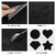 24X24 Inch Leather Black Self Adhesive Waterproof PVC for Sofas Jackets Furniture