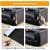 24X24 Inch Leather Black Self Adhesive Waterproof PVC for Sofas Jackets Furniture