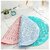 RK Corp Bathroom Mat Non-Slip Suction Cup Round Silicone Bath Blanket Soft Shower Carpet Solid Color Foot Massage Mat Bathtub Bath Horse
