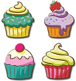 Bindian Fridge Magnets Ice Cream Fridge Magnet, Multipurpose Office Magnets Pack Of 4 Fridge Magnet Pack Of 4