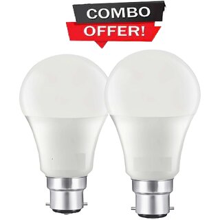 Combo of 2 My Chetan 7W Round 2-Pin LED Bulbs (White) | Energy-Efficient Lighting for Home and Office Combo of 2 My Chetan 7W Round 2-Pin LED Bulbs (White) | Energy-Efficient Lighting for Home and Office