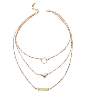 Elegant 3 Layered Chain Gold Plated Elegant 3 Layered Chain Gold Plated
