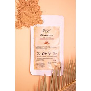                       Bindian Sandalwood Chandan Powder Face Pack Pure & Natural Skin Whitening 50 Gram (50 G)                                              