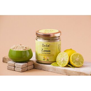                       Bindian Natural Lemon Peel Powder For Glowing Skin | No Chemicals, No Preservatives| (100 G)                                              