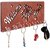 Wood Key Holder (7 Hooks, Brown)