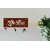 MDF Key Holder For Wall Decor Wood_Mkh18 Wood Key Holder (5 Hooks)