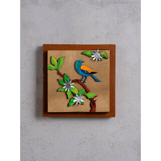 Blue Bird With Flower Blue Bird With Flower