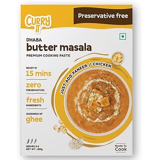 Curry iT Butter Masala Premium Cooking Paste (250gm) Curry iT Butter Masala Premium Cooking Paste (250gm)
