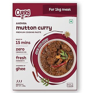                       Curry iT Andhra Mutton Curry Premium Cooking Paste 120gm                                              