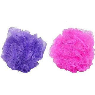 Hukbo Loofah (Pack Of 2, Pink, Purple)