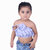 Kid Kupboard Cotton Baby Girls Top, Blue, Sleeveless, 2-3 Years KIDS6378