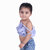 Kid Kupboard Cotton Baby Girls Top, Blue, Sleeveless, 2-3 Years KIDS6378