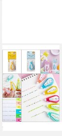 Student DIY Correction Tape Diary Decorative Decoration Material Hand Account-Pack Of 2