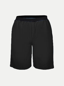 Mens Black knitted Casual Shorts