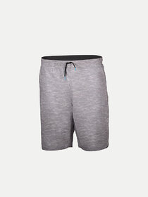 Men  Grey Melange Slim Fit Casual Shorts