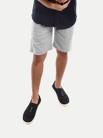 Mens Silver Grey cotton stylish beach shorts