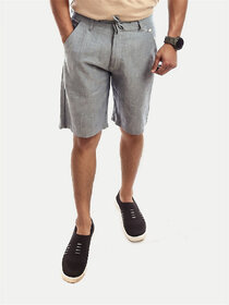 Mens Grey Remi Cotton Shorts