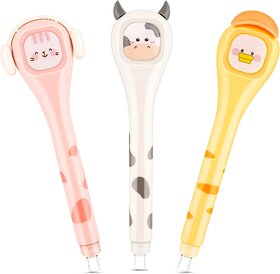 White Out, Correction Tape, Cute Quick Dry Japanese White Out Tape,with Easy to Use Kawaii Pen Shaped Applicator,White