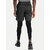 Men Solid Black Polyester Athleisure Shorts