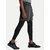Men Solid Black Polyester Athleisure Shorts