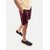 Mens Maroon knitted Casual Shorts
