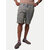 Men Grey Acid washed Denim Casual Shorts