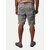 Men Grey Acid washed Denim Casual Shorts