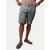 Men Silver Acid washed Denim Casual Shorts