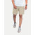 Men Solid Beige Casual Cotton Shorts