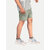 Men  Solid Green  Casual Cotton Shorts