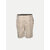 Men Solid Light Grey semi Casual Cotton Shorts
