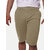 Men Solid Brown semi Casual Cotton Shorts
