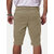 Men Solid Brown semi Casual Cotton Shorts