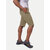 Men Solid Brown semi Casual Cotton Shorts