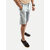 Mens Grey Remi Cotton Shorts