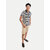 Men Solid Beige Slim Fit Casual Shorts.