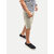Men Solid Grey Slim Fit Casual Shorts.