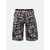 Mens Patchwork Woven Casual Shorts