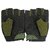 Mra Fashion Microfiber Military Full Palm Protection Weight Lifting Gym Gloves For Men And Women With Wrist Support Wraps (Green)