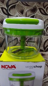 Handy Mini Plastic Dori Chopper with 3 Blades Multipurpose Plastic Vegetable Chopper Cutter Effortlessly Chopping Vegeta