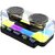 ZEBRONICS Music Bomb 20 15W Output, Portable Wireless Speaker, 36h Backup, TWS, Bluetooth 5.0, FM Radio, AUX, USB, mSD and Mechanical Switches.