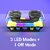 ZEBRONICS Music Bomb 20 15W Output, Portable Wireless Speaker, 36h Backup, TWS, Bluetooth 5.0, FM Radio, AUX, USB, mSD and Mechanical Switches.
