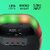 ZEBRONICS Sound Feast 60 Portable Wireless Speaker with 10W Output, Bluetooth v5.0, FM Radio, AUX, USB, mSD, TWS, 6.3mm Wired mic Support, Media + Volume Control, Carry Handle and RGB LED Lights.